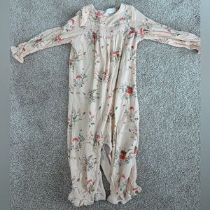 Angel Dear Floral Baby Footless Romper